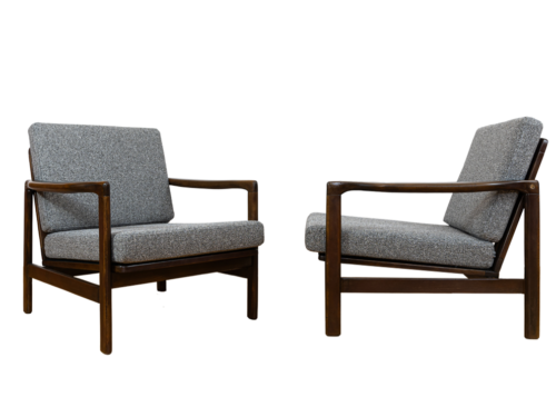 Pair of Armchairs B-7522 by Zenon Bączyk, Poland, 1960’s