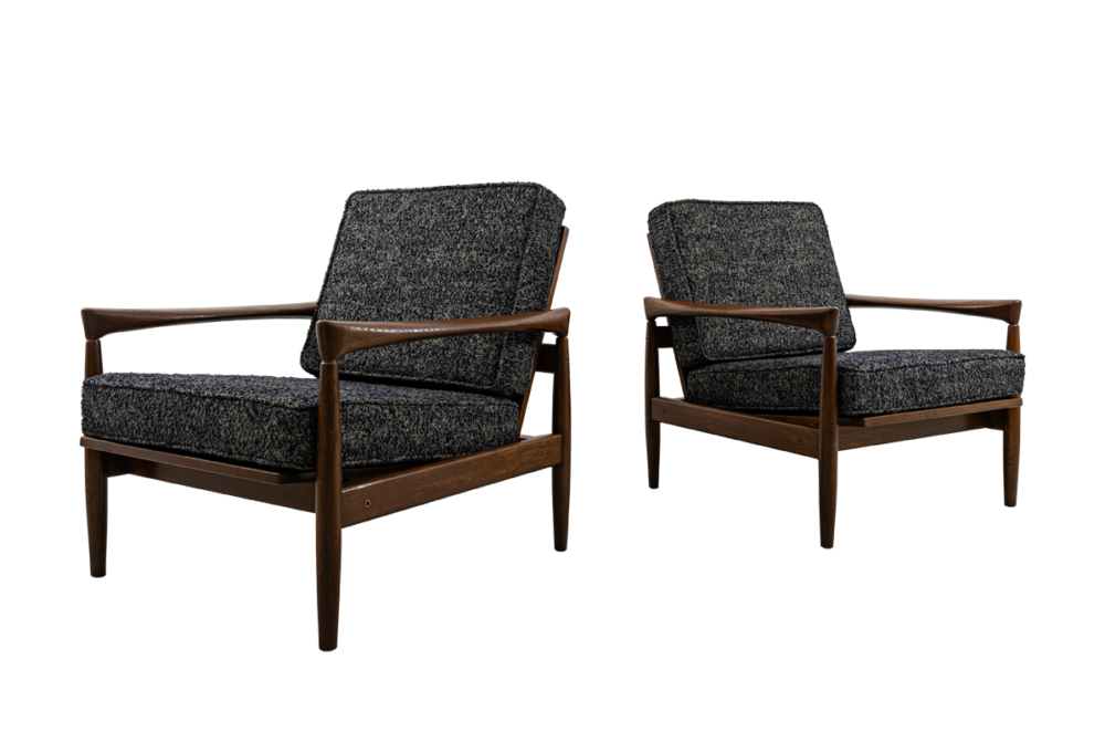 Pair of “Kolding” armchairs by Erik Wørts for IKEA, Poland, 1960's