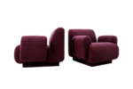 Pair of modular lounge chairs by Eberhard Geißler, Oelsa, Germany, 1970's