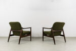 Pair of GFM-64 armchairs by Edmund Homa, GFM, Poland, 1960's