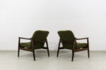 Pair of GFM-64 armchairs by Edmund Homa, GFM, Poland, 1960's