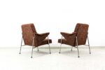 Pair Of “Bat” Armchairs By Wchód Zadziele, Poland, 1960’S