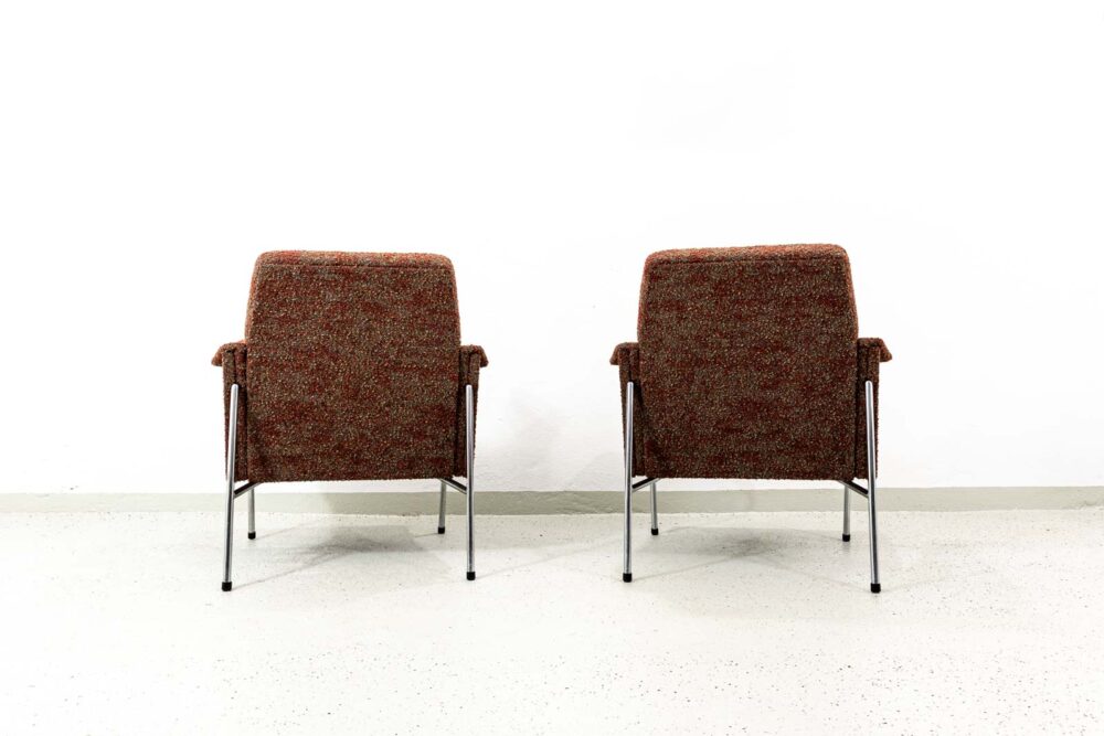Pair Of “Bat” Armchairs By Wchód Zadziele, Poland, 1960’S