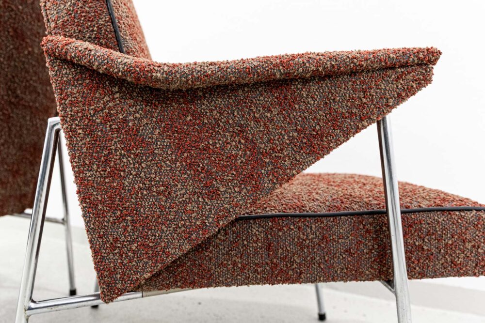 Pair Of “Bat” Armchairs By Wchód Zadziele, Poland, 1960’S