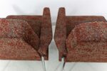 Pair Of “Bat” Armchairs By Wchód Zadziele, Poland, 1960’S