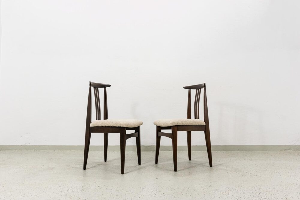 Vintage Dining Chairs By M. Zieliński, 1960's, Set Of 4
