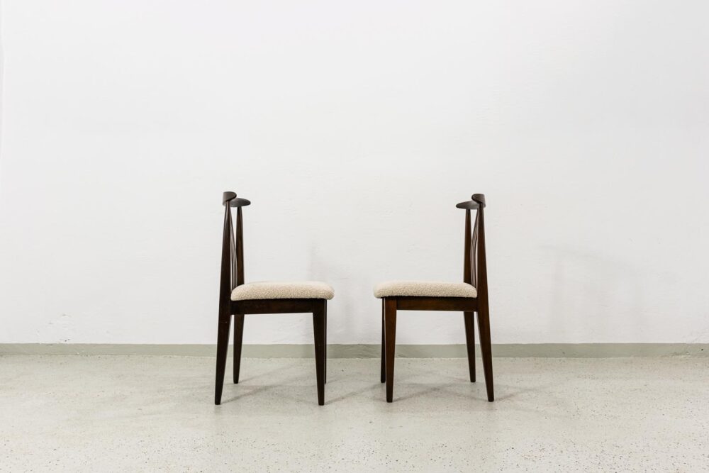 Vintage Dining Chairs By M. Zieliński, 1960's, Set Of 4