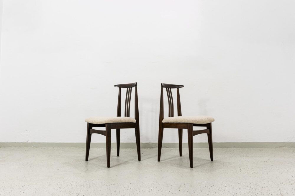 Vintage Dining Chairs By M. Zieliński, 1960's, Set Of 4