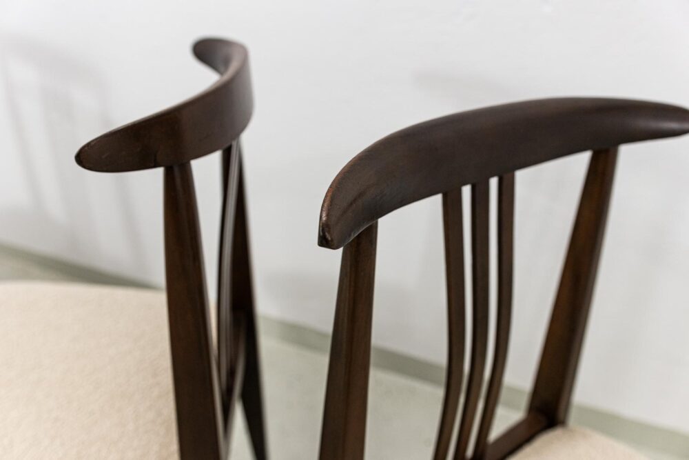Vintage Dining Chairs By M. Zieliński, 1960's, Set Of 4