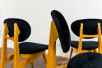 Mid Century Chairs, Gfm 22 By J. Kędziorek, Poland, 1960's, Set Of 3