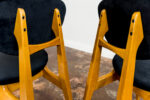 Mid Century Chairs, Gfm 22 By J. Kędziorek, Poland, 1960's, Set Of 3