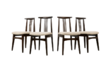 Vintage Dining Chairs By M. Zieliński, 1960's, Set Of 4