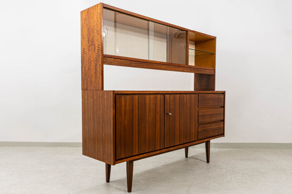 Sideboard with display cabinet, Type 1509, Swarzędzkie Fabryki Mebli, 1970’s