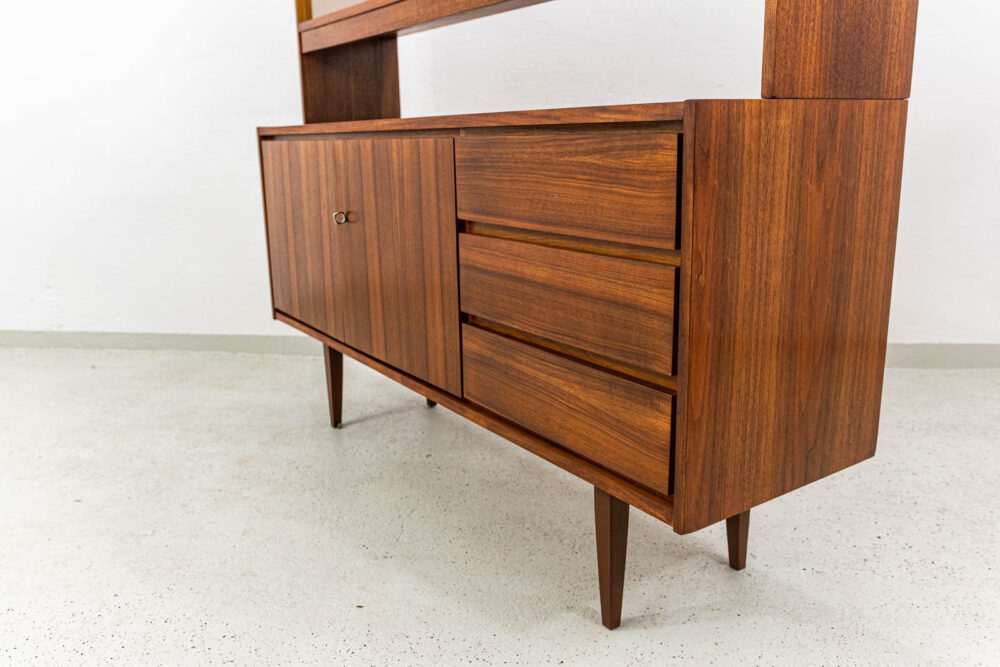 Sideboard with display cabinet, Type 1509, Swarzędzkie Fabryki Mebli, 1970’s