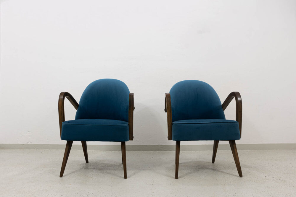 Pair of cocktail chairs, Poland, 1950'S
