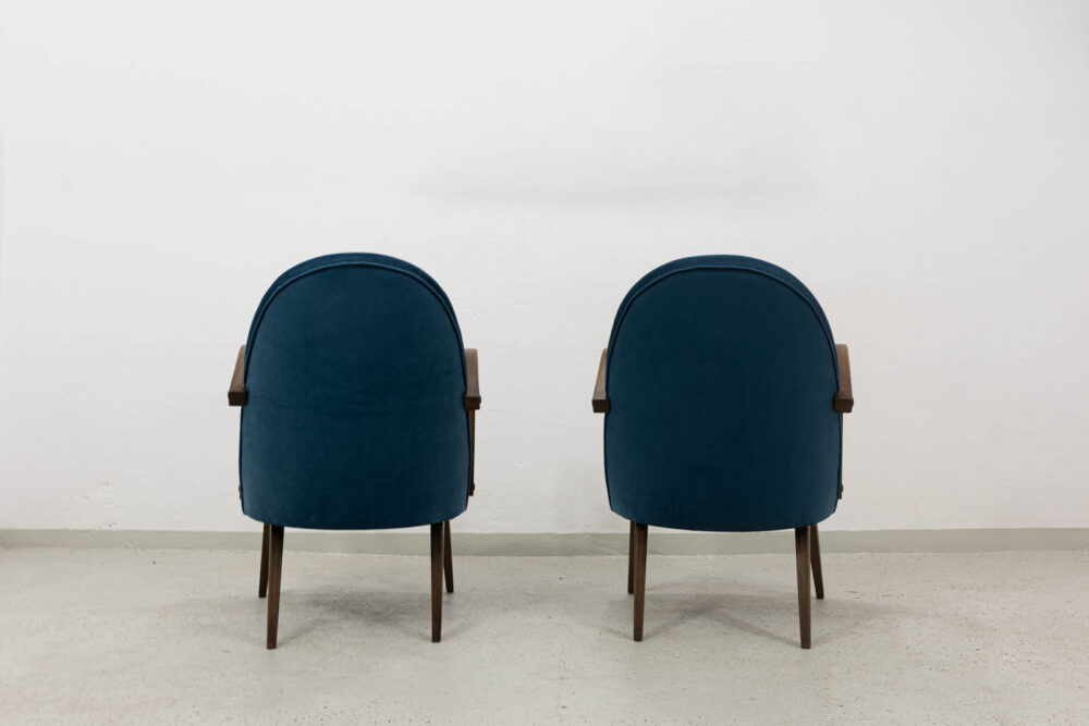 Pair of cocktail chairs, Poland, 1950'S
