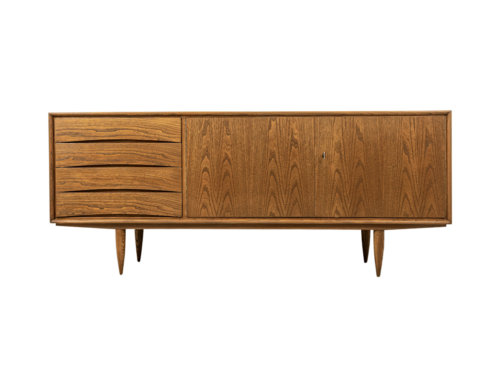 Oak sideboard by Bydgoskie Fabryki Mebli, Poland, 1960’s
