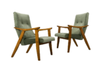 Armchairs By Edmund Homa Gfm 18, Poland, 1960s, Set Of 2