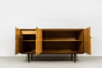 Vintage Walnut Sideboard By Lfm, Poland, 1970’s