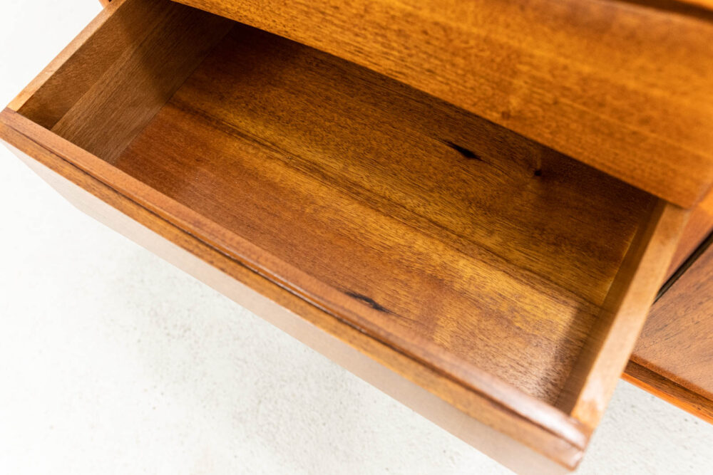 Vintage Walnut Sideboard From Bfm, Poland, 1960s