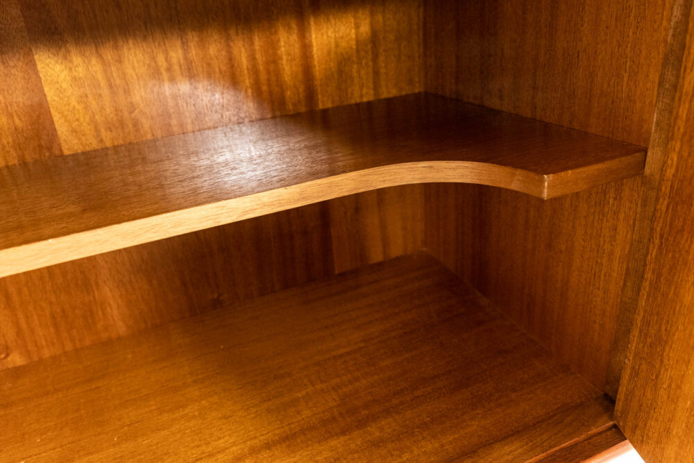 Vintage Walnut Sideboard From Bfm, Poland, 1960s