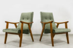 Armchairs By Edmund Homa Gfm 18, Poland, 1960s, Set Of 2