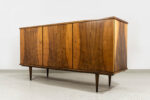 Vintage Walnut Sideboard By Lfm, Poland, 1970’s