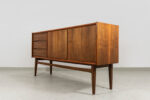 Vintage Walnut Sideboard From Bfm, Poland, 1960s