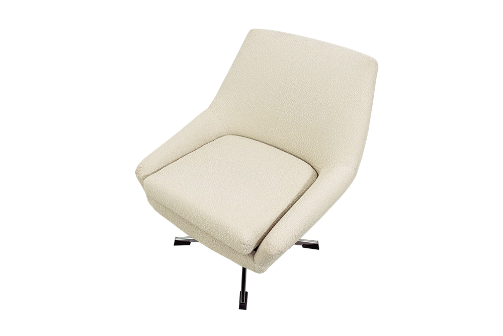 Vintage Swivel Lounge Chair, German, 1970s