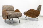 Pair of 360 armchairs by Janusz Różański, Poland, 1950s