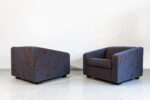 Vintage geometric armchairs by ZFM, Poland, 1970s