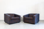 Vintage geometric armchairs by ZFM, Poland, 1970s
