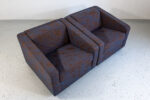 Vintage geometric armchairs by ZFM, Poland, 1970s