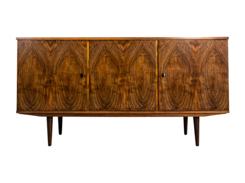 Vintage Walnut Sideboard By Lfm, Poland, 1970s