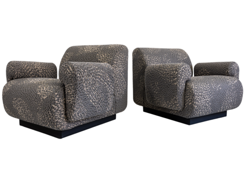 Modular lounge chairs/sofa by Eberhard Geißler, Oelsa, Germany, 1970s