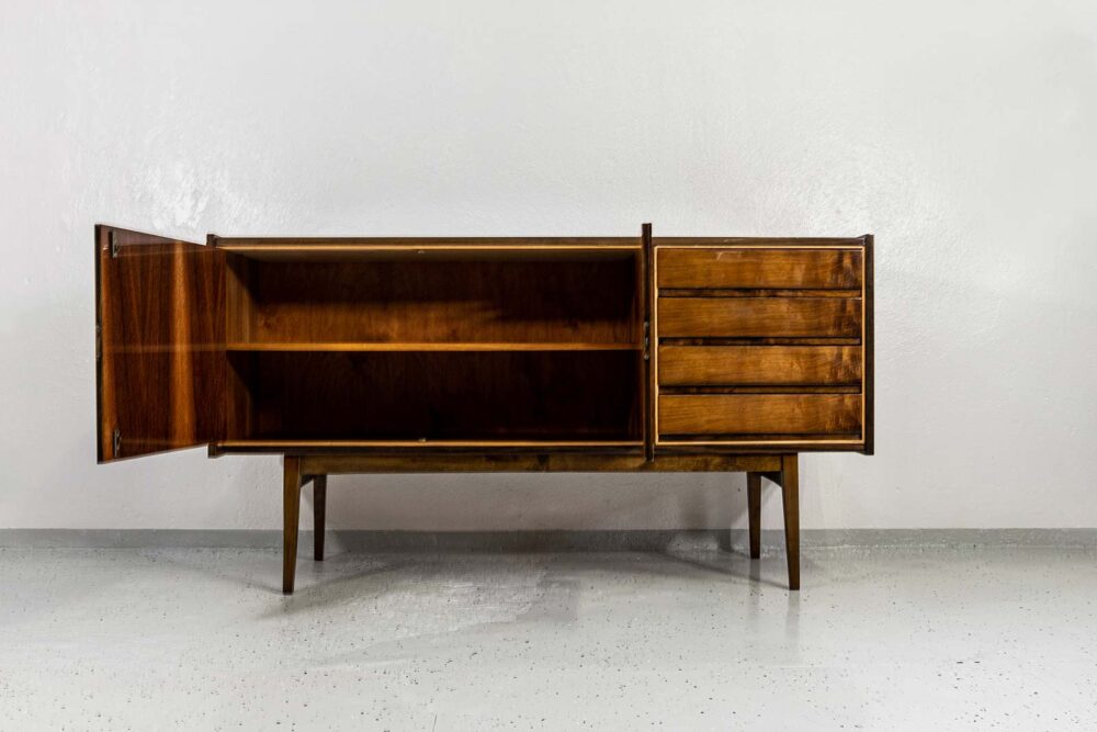 Sideboard by S. Albracht, Bydgoskie Zakłady Drzewne, Poland, 1970s