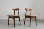 Vintage Dining Chairs, Zamojskie Fabryki Mebli, Poland, 1960s, Set Of 4