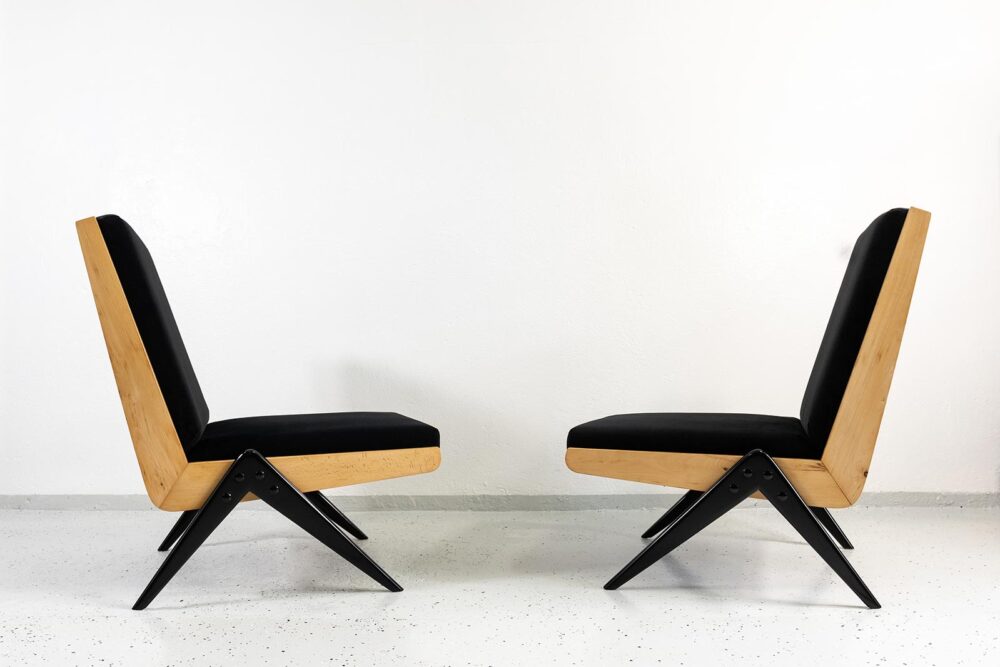 Modernist Armchairs, Type 1312 By Slupskie Furniture Factory, Poland, 1960s