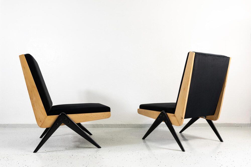 Modernist Armchairs, Type 1312 By Slupskie Furniture Factory, Poland, 1960s