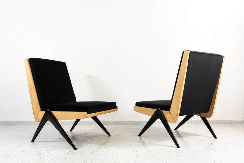Modernist Armchairs, Type 1312 By Slupskie Furniture Factory, Poland, 1960s