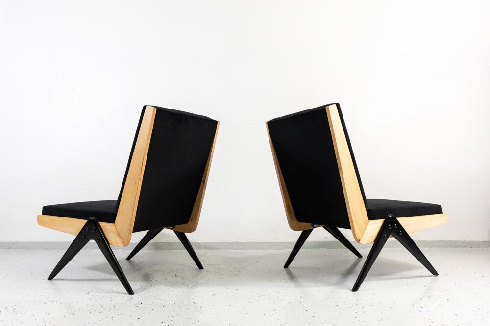 Modernist Armchairs, Type 1312 By Slupskie Furniture Factory, Poland, 1960s