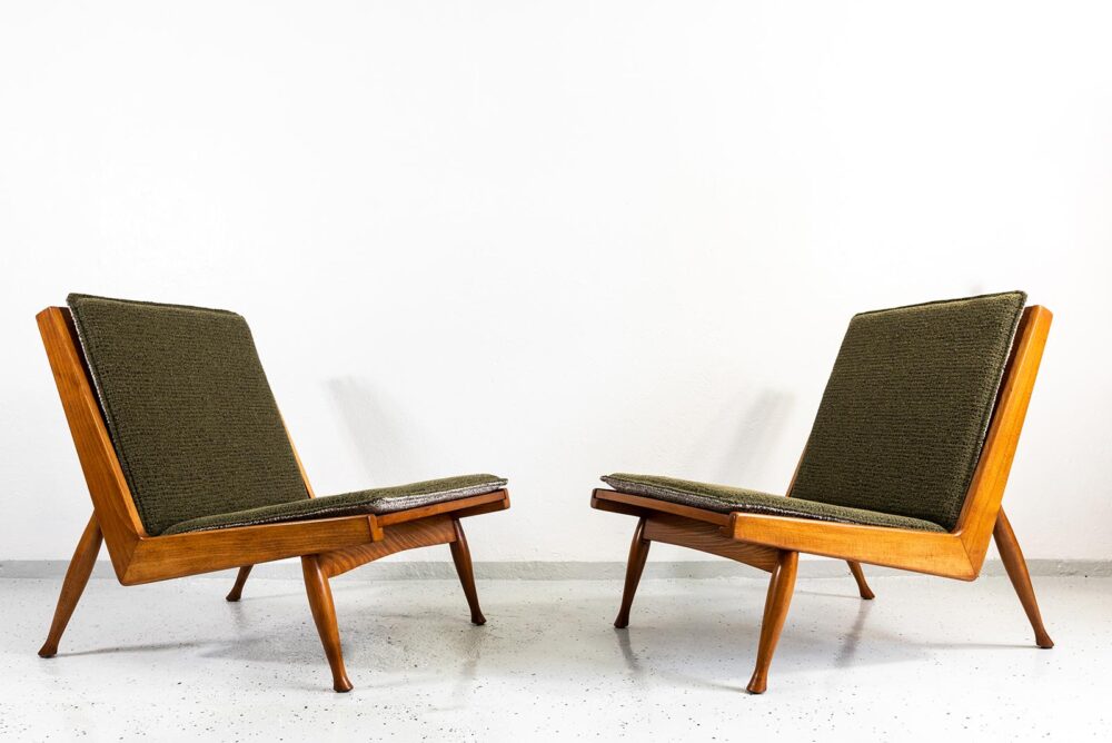 Mid Century Armchairs By Marian Grabinski, Kfm, Poland, 1960s