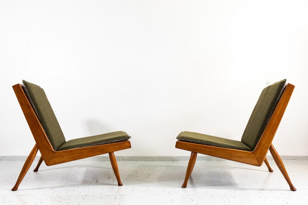 Mid Century Armchairs By Marian Grabinski, Kfm, Poland, 1960s