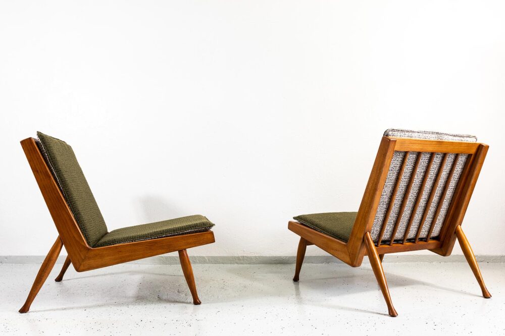 Mid Century Armchairs By Marian Grabinski, Kfm, Poland, 1960s