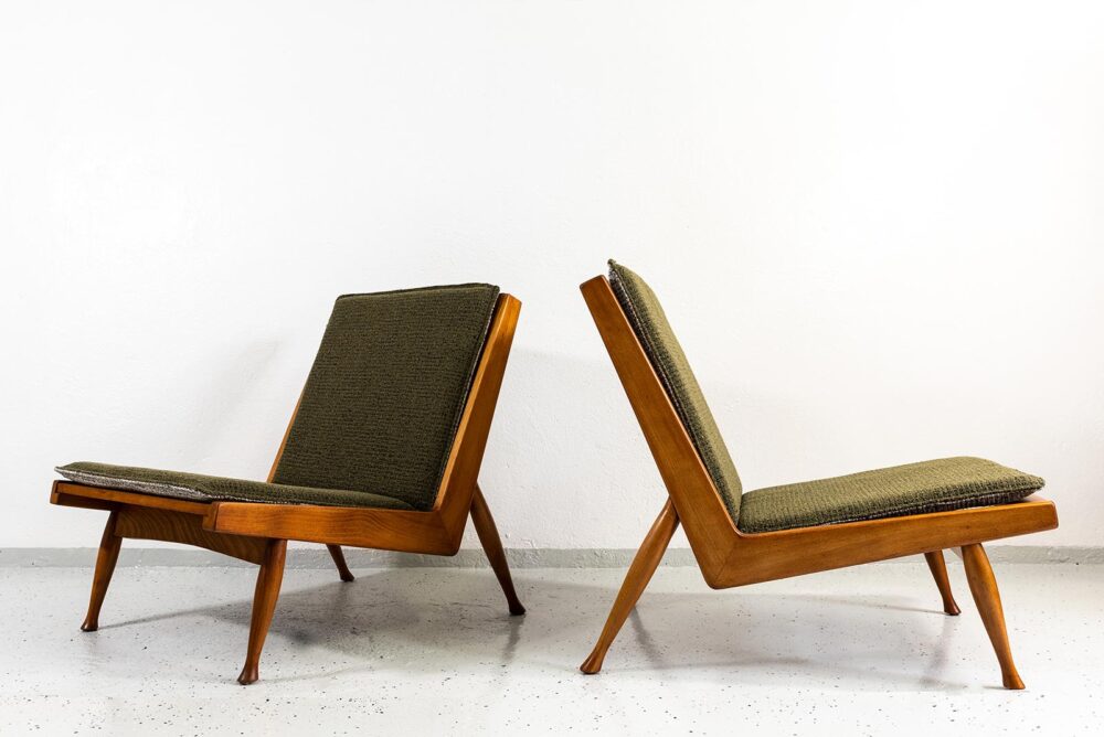 Mid Century Armchairs By Marian Grabinski, Kfm, Poland, 1960s
