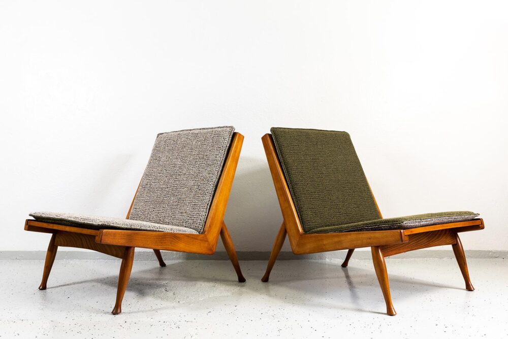 Mid Century Armchairs By Marian Grabinski, Kfm, Poland, 1960s