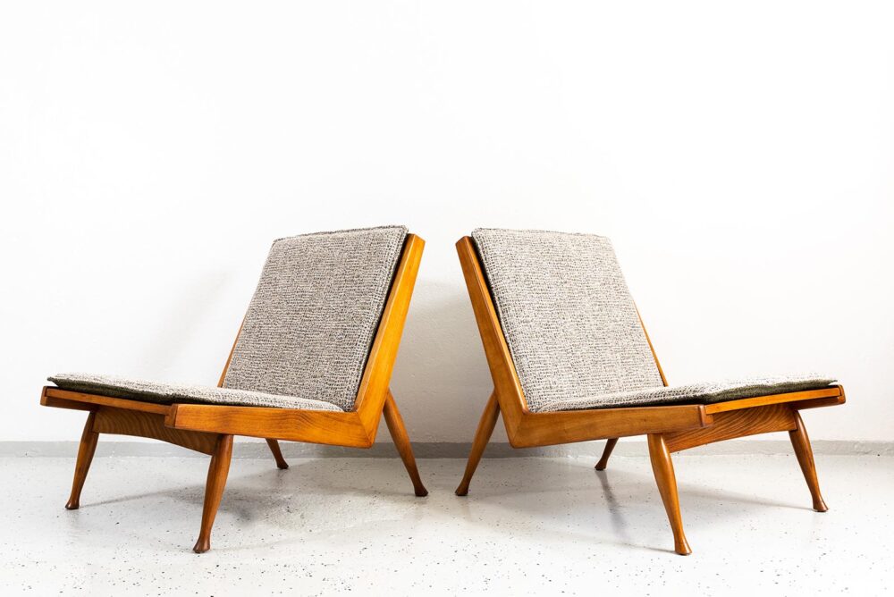 Mid Century Armchairs By Marian Grabinski, Kfm, Poland, 1960s