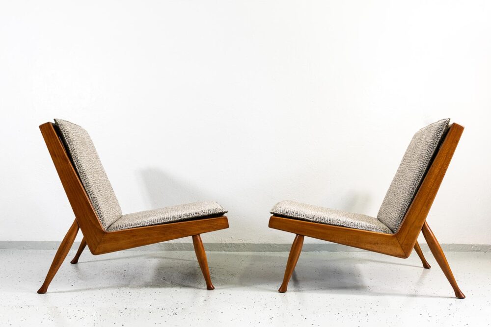 Mid Century Armchairs By Marian Grabinski, Kfm, Poland, 1960s