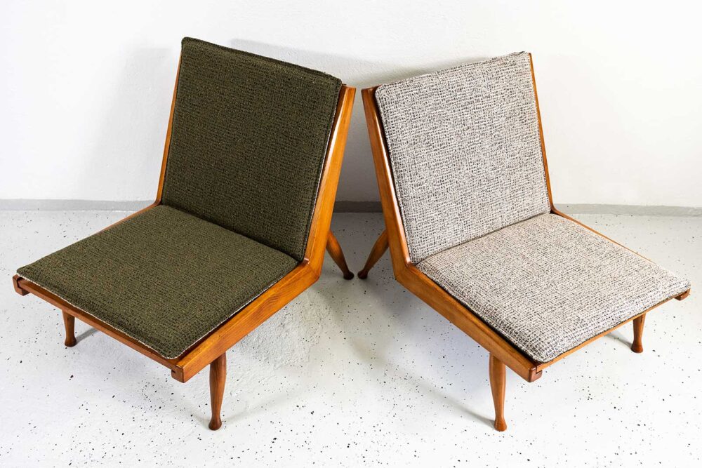 Mid Century Armchairs By Marian Grabinski, Kfm, Poland, 1960s