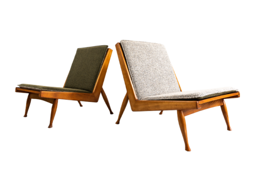 Mid Century Armchairs By Marian Grabinski, Kfm, Poland, 1960s